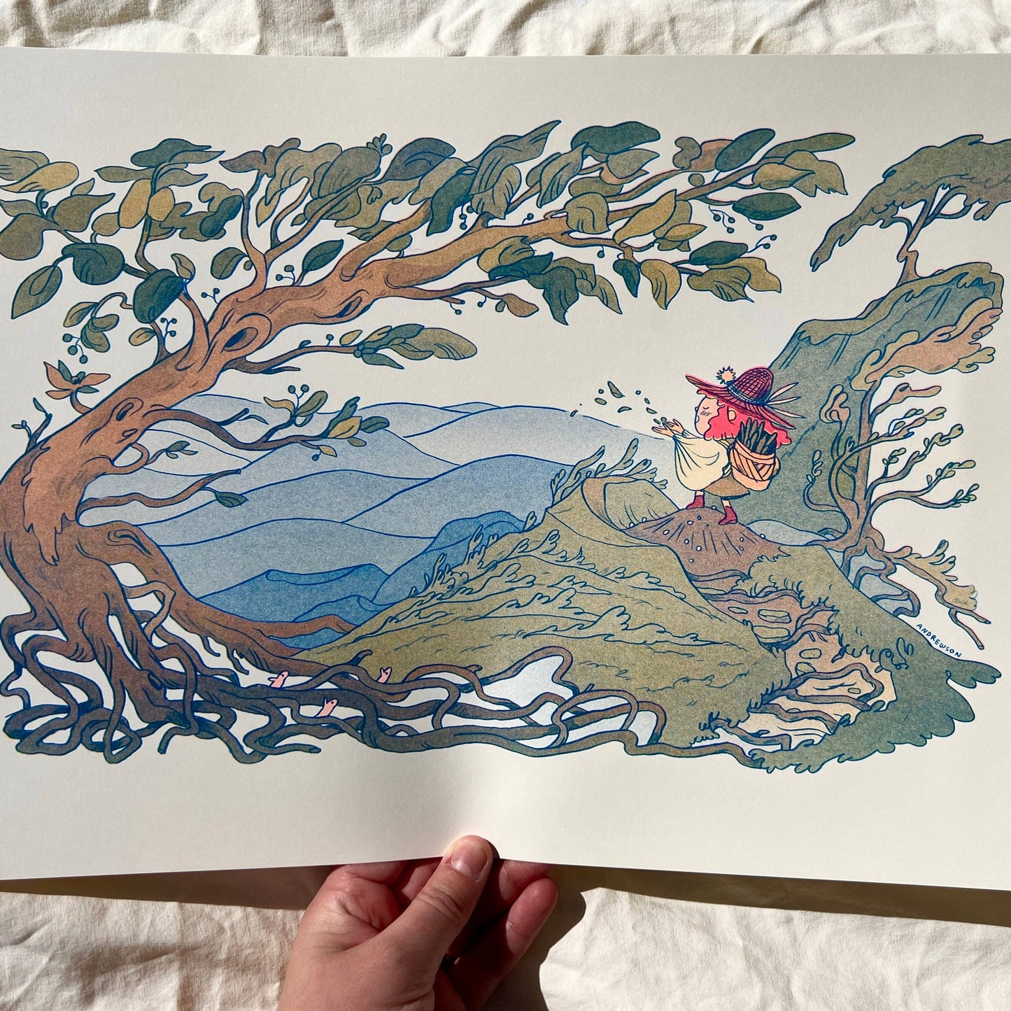 Mountain Magic Riso Print | Natalie Andrewson (CA)