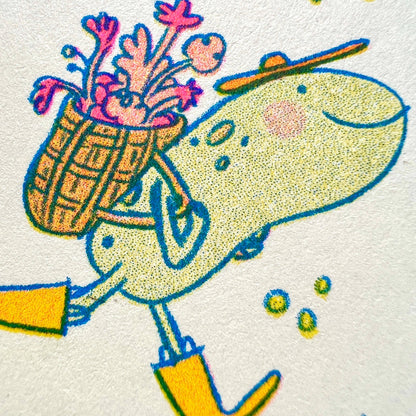 Wild Soul Risograph Birthday Card | Natalie Andrewson (CA)