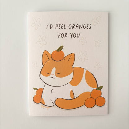 Orange Peel Greeting Card | Sarah Lee (CA)