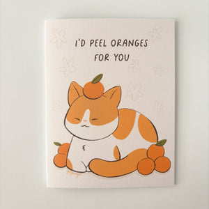 Orange Peel Greeting Card | Sarah Lee (CA)
