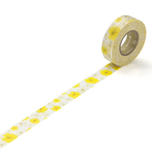 Yellow Flowers  Washi Tape | Petit Joie (Japan)