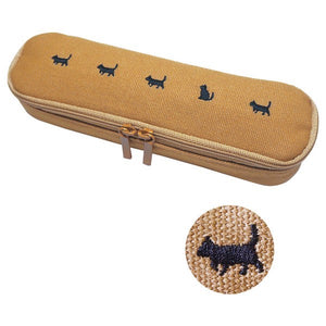 Cat Canvas Pen Case  | Matoka (Japan)