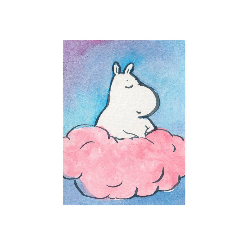 Moomin on a Cloud Mini Print | Rebekah Evans (NC)