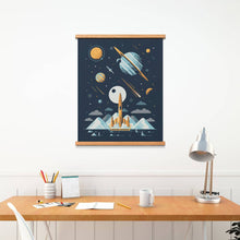 Load image into Gallery viewer, Rocketeer Series Screenprint | Europa | DKNG Studios (CA)
