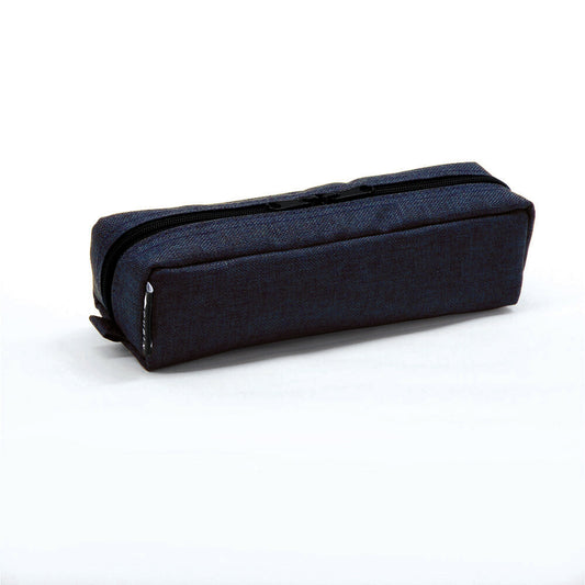 Cubix Mini Nylon Pen Case | Navy Blue | M-Plan (Japan)