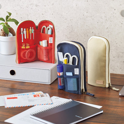 Canvas Utility Pen Case  | Hinemo (Japan)