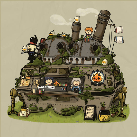 Howl's Moving Food Truck Art Print | Sushiboiiiyy (CAN)