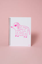 Load image into Gallery viewer, ADHDawg Letterpress Notebook by Suzy Ultman
