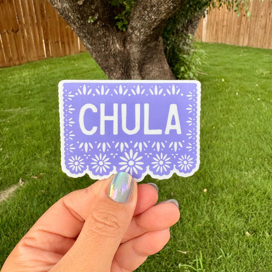 Papel Picado Chula Vinyl Sticker | Kalaka Tx (TX)