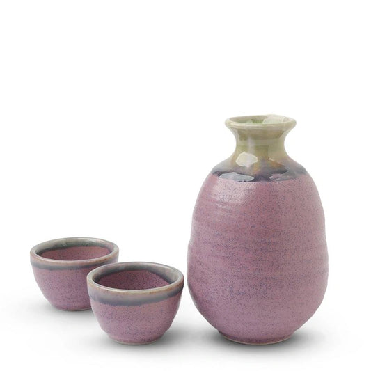 Purple Glaze Sake Set (Japan)