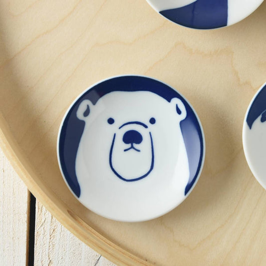 Polar Bear Dish | Mino Ware (Japan)
