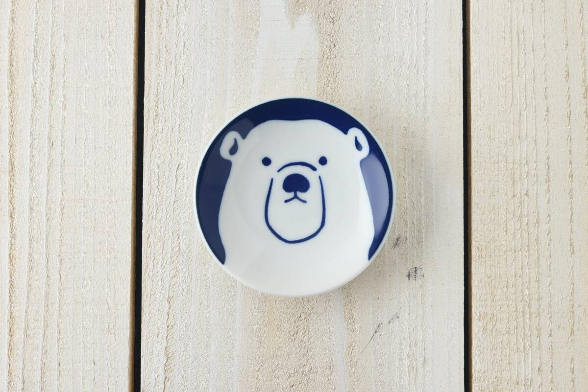 Polar Bear Dish | Mino Ware (Japan)