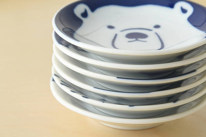 Polar Bear Dish | Mino Ware (Japan)