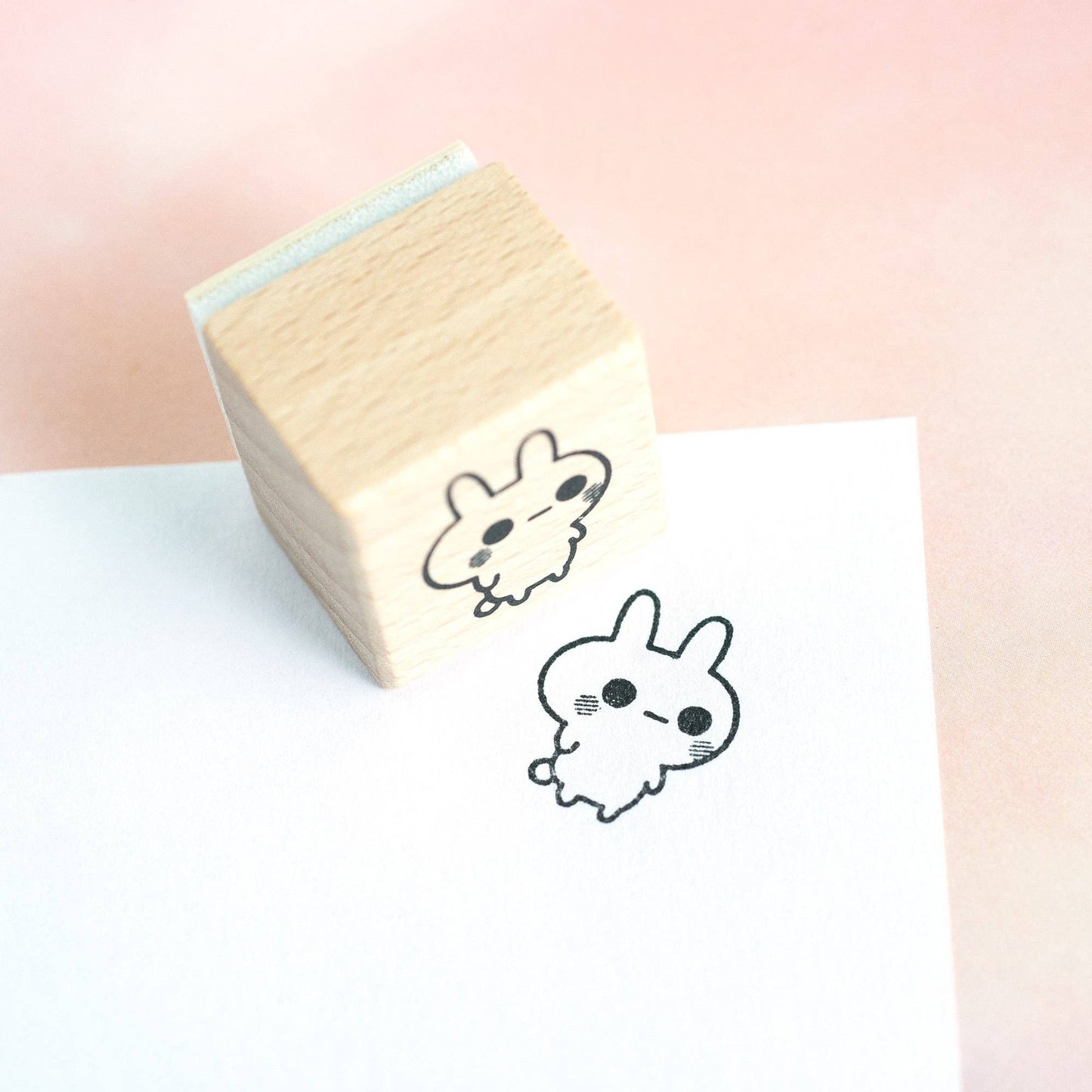 Bunny Awake Rubber Stamp | Robot Dance Battle (CA)
