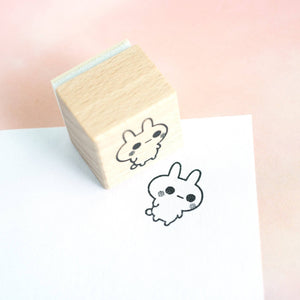 Bunny Awake Rubber Stamp | Robot Dance Battle (CA)