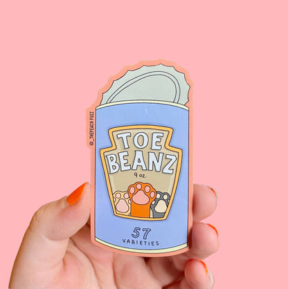 Toe Beans Sticker | The Peach Fuzz (CA)