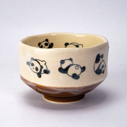 Panda Porcelain Matcha Bowl (Japan)