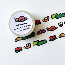 Load image into Gallery viewer, Snail and Friends Washi Tape | Oitama (CA)
