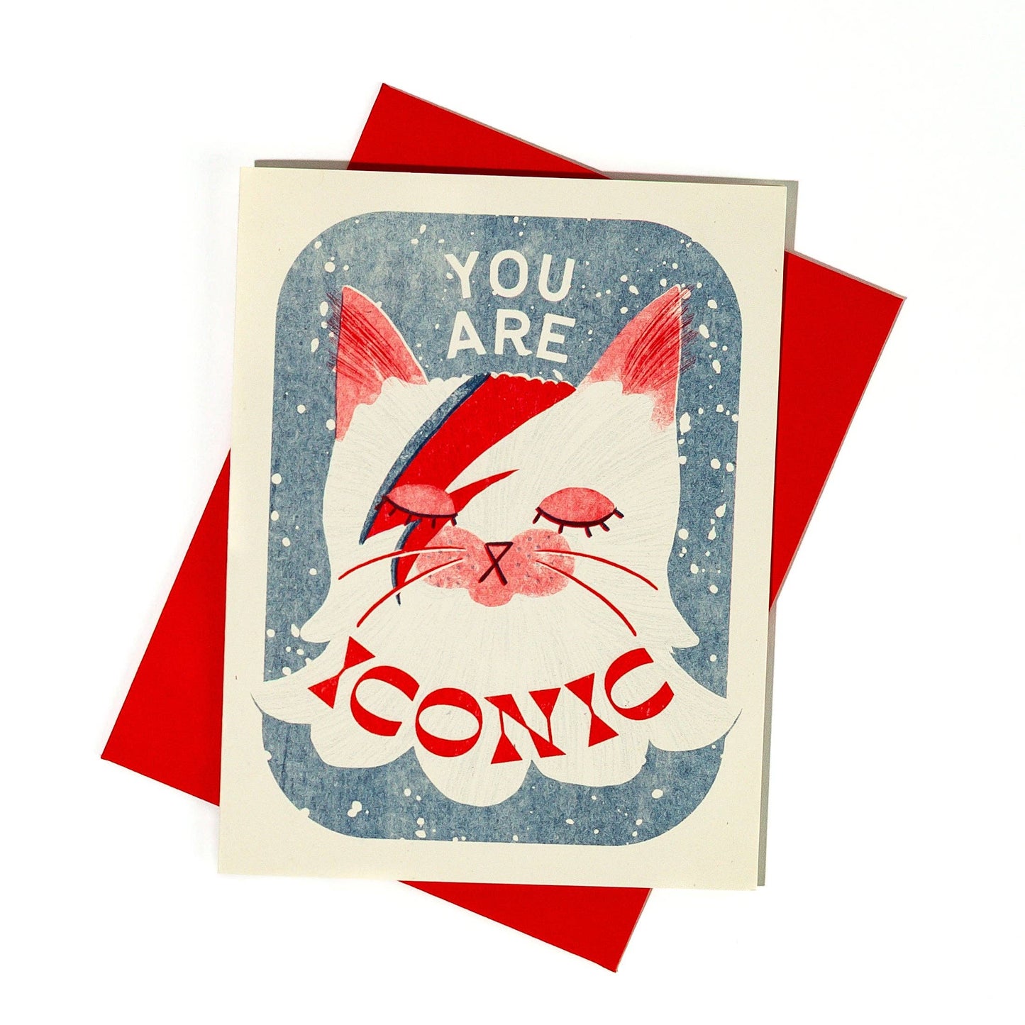 You Are Iconic Risograph Greeting Card | Bromstad Printing Co. (VA)