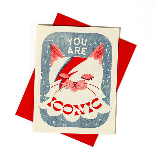 You Are Iconic Risograph Greeting Card | Bromstad Printing Co. (VA)