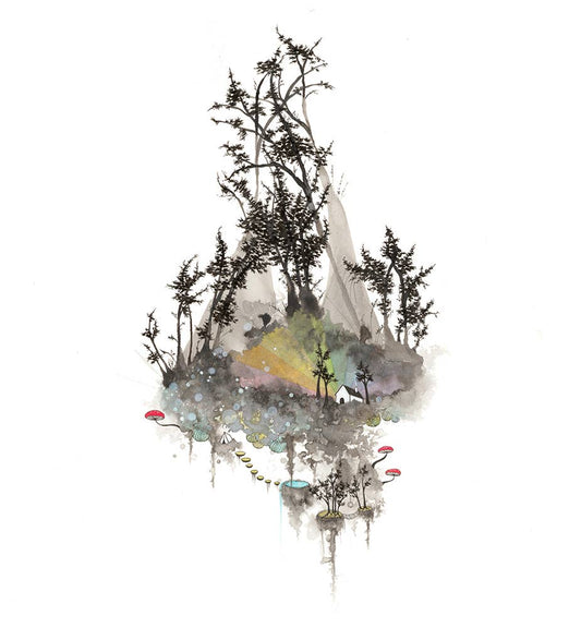 Paradise Found Art Print | Melissa Moss (NC)