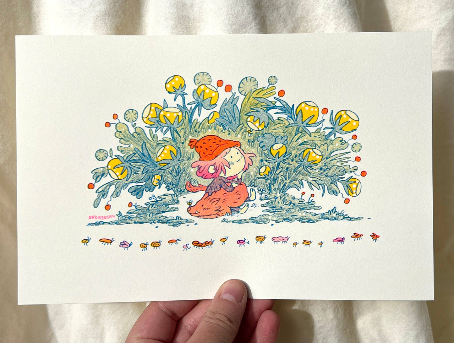 Spirit of Small Beasts Small Riso Print | Natalie Andrewson (CA)