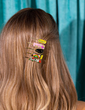 Load image into Gallery viewer, Talkis Hairpin | 18k Gold Cloisonné Enamel Jewelry | Yellow Owl Workshop (CA)

