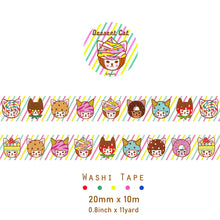 Load image into Gallery viewer, Dessert Cats Washi Tape | Naoshi (CA)
