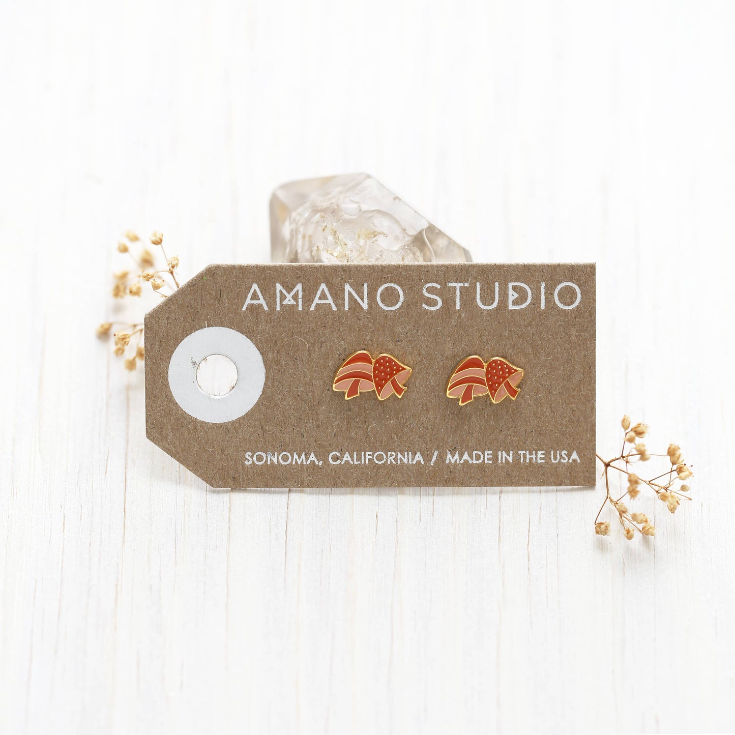 70's Mushroom Stud Earrings | Amano Studio (CA)