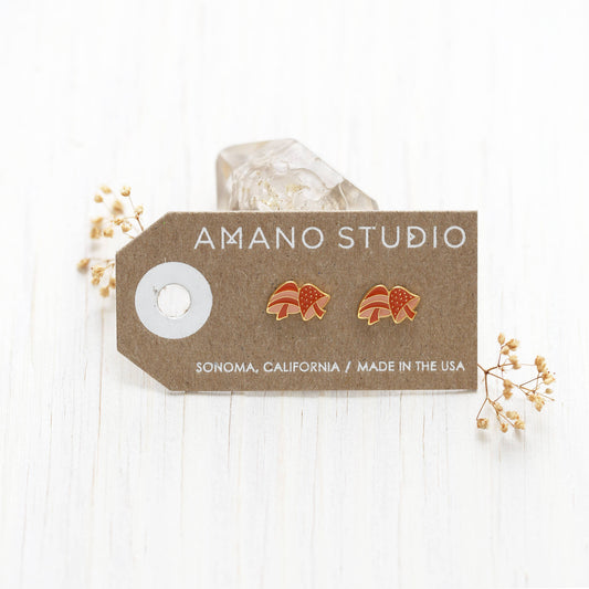 70's Mushroom Stud Earrings | Amano Studio (CA)