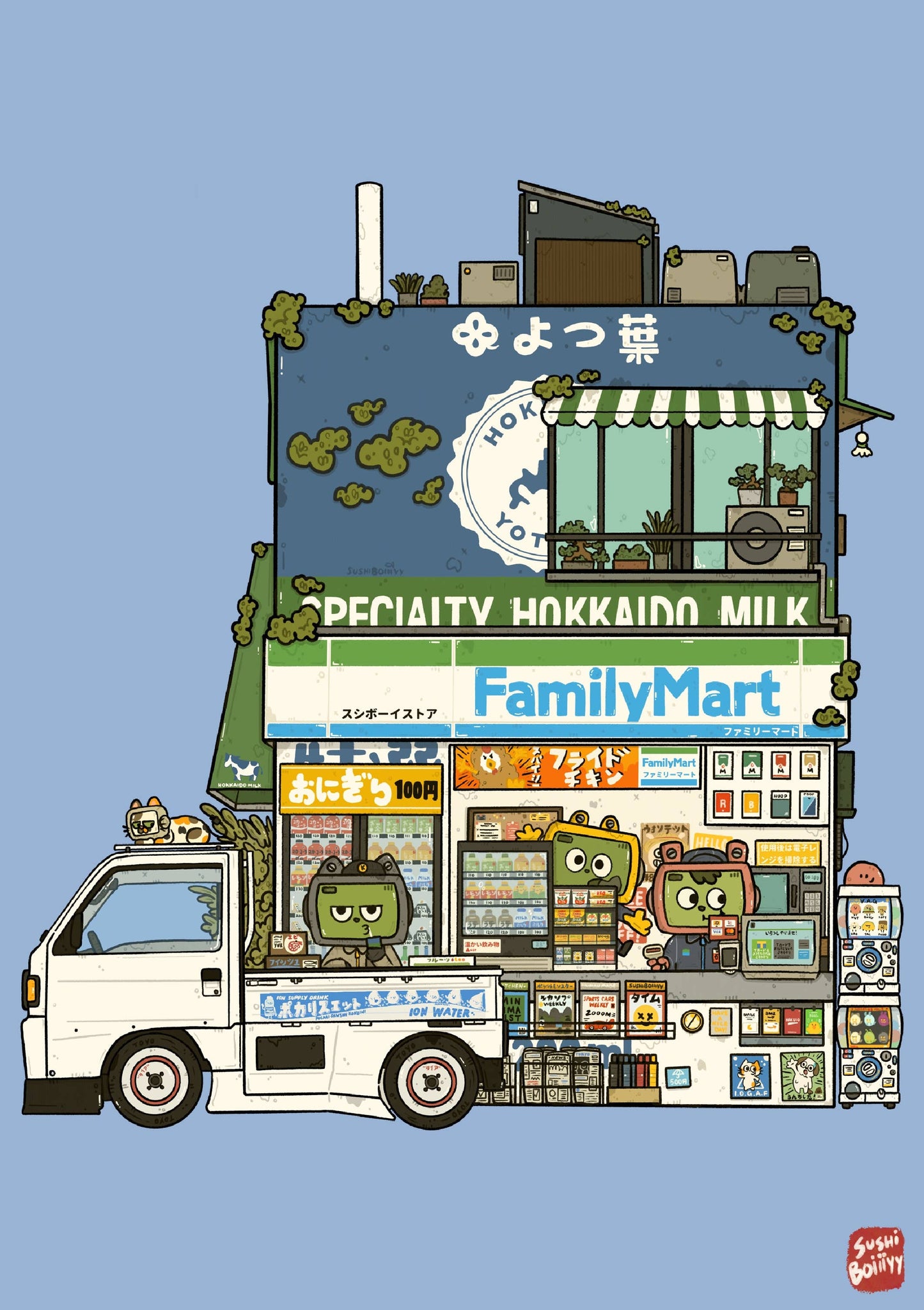Family Mart Mini Print | Sushiboiiiyy (CAN)