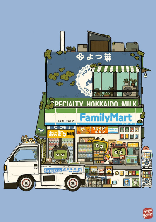 Family Mart Mini Print | Sushiboiiiyy (CAN)