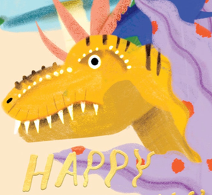 JURASSIC BIRTHDAY - Birthday Card | Carolyn Suzuki (CA)