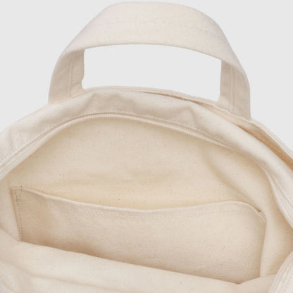 Zip Duck Bag | Vertical | Natural Canvas | Baggu (Ca)