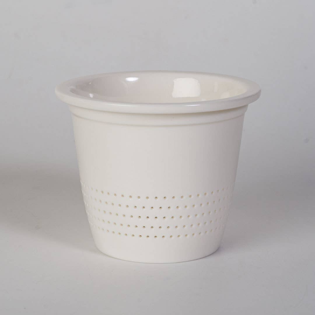 15oz  Porcelain Tea Mug with Lid and Infuser | Mint Green