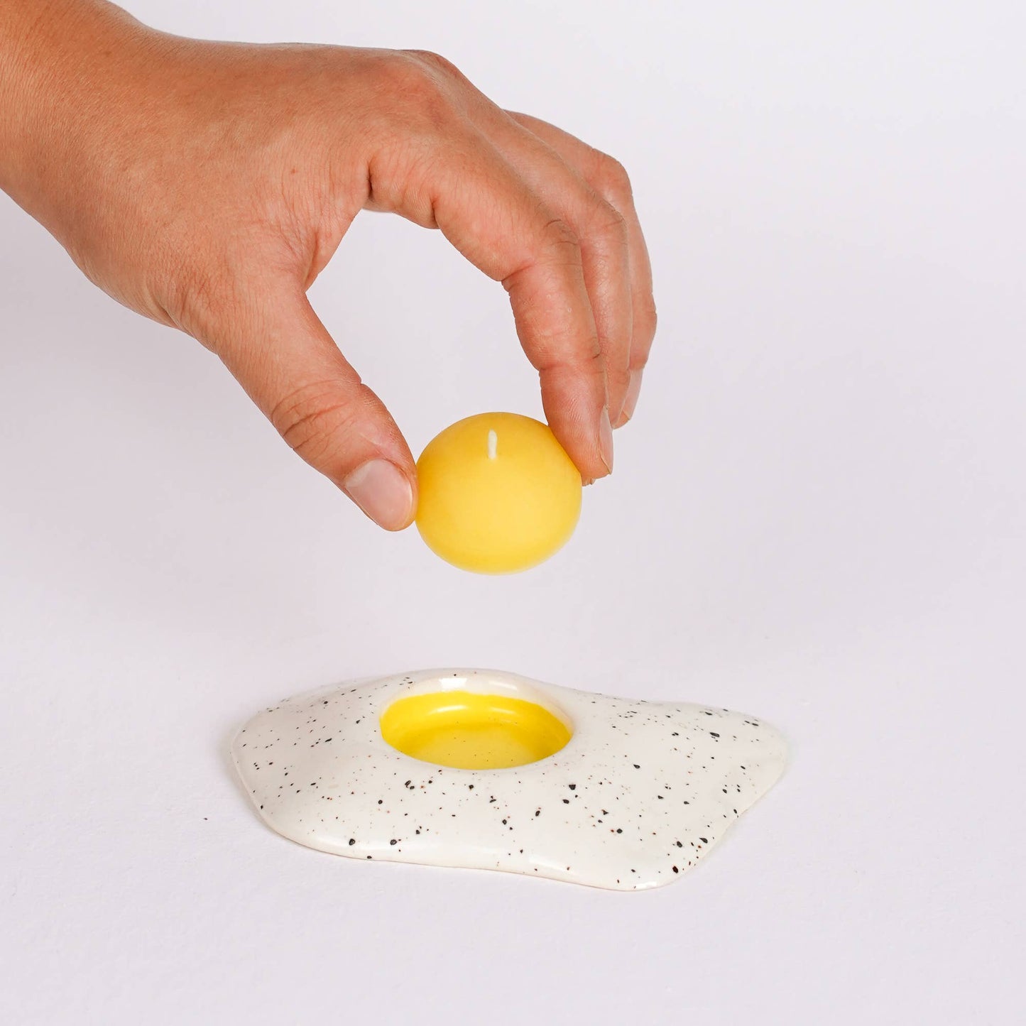 Extra Yolk Beeswax Tea Light Refill for Ceramic Egg Tea Light Candle Holders | Collin Garrity (MO)