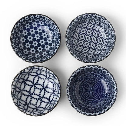 Ceramic Blue and White Dish Set (Japan)