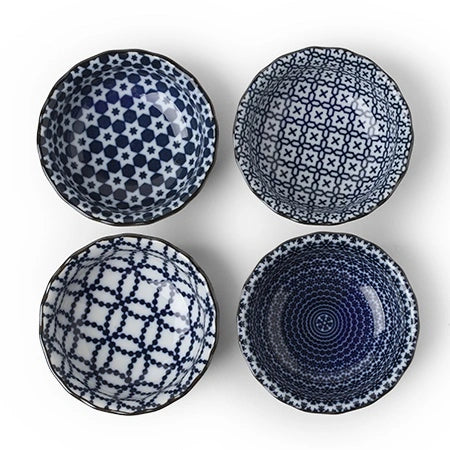 Ceramic Blue and White Dish Set (Japan)