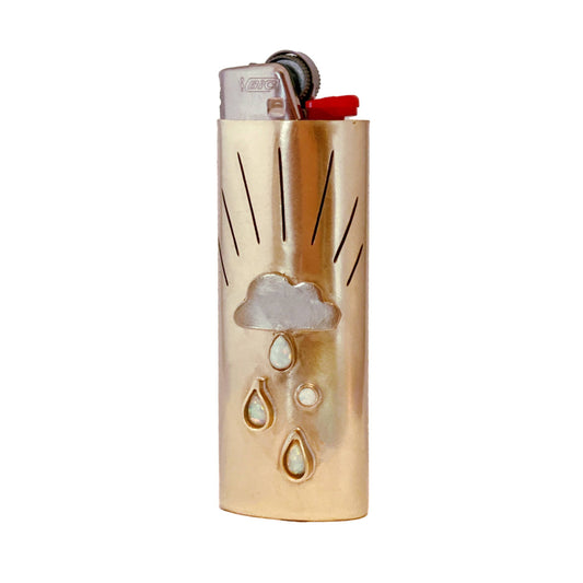Cloud Lighter Case with Rainbow Moonstone | Therese Kuempel (IL)