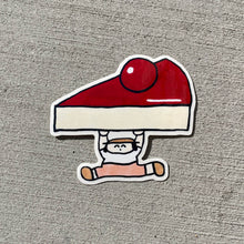 Load image into Gallery viewer, Cheesecake Vinyl Sticker | Oitama (CA)
