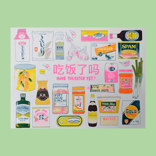 Have You Eaten Yet? Risograph Print | Christina Hu (CA)