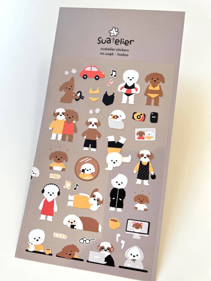 Hodoo Puppy Life Sticker Sheet | Suatelier (KOR)