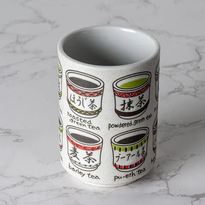 Japanese Tea Types Yunomi Tea Cup (Japan)