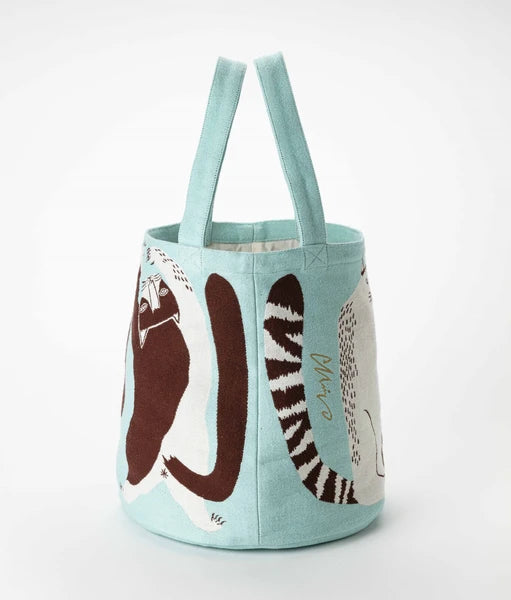 Cat Woven Tote Bag | Morita MiW (Japan)