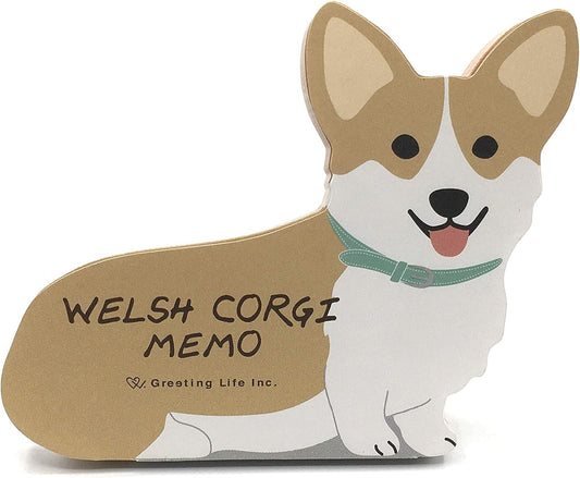 Welsh Corgi Memo Pad | Greeting Life (Japan)