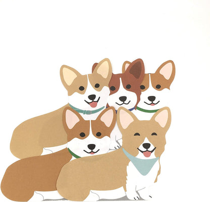 Welsh Corgi Memo Pad | Greeting Life (Japan)
