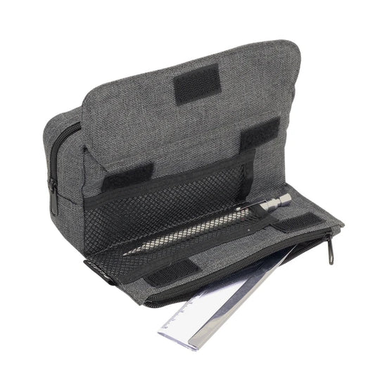 Cubix Grey Denim Pen Case | M-Plan (Japan)
