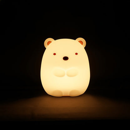Sumikkogurashi Shirokuma Table Light | Soft Silicone Night Light | Hashy (Japan)