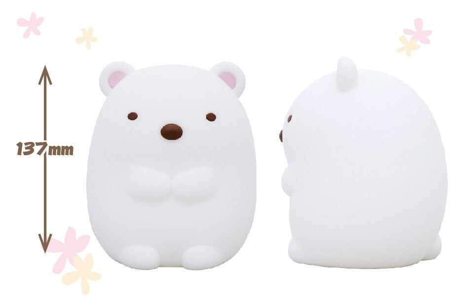 Sumikkogurashi Shirokuma Table Light | Soft Silicone Night Light | Hashy (Japan)