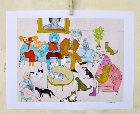Living Too Much In 82 Art Print | Kelly Puissegur (LA)
